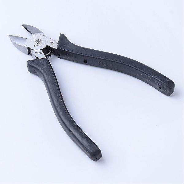 

PandaHall Steel Jewelry Pliers, Side Cutting Pliers, Side Cutter, Black, 160x105x15mm Steel Black
