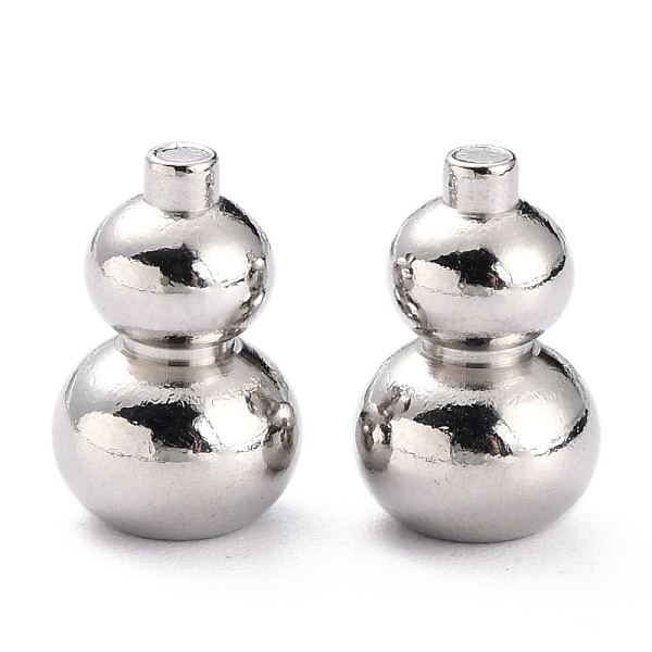 

PandaHall 304 Stainless Steel Beads, Undrilled/No Hole Beads, Calabash, Stainless Steel Color, 12x8mm 304 Stainless Steel Vegetables