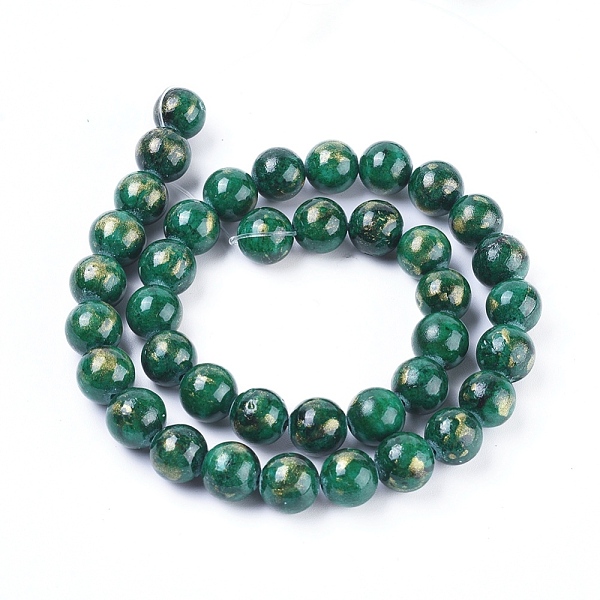 Natürliche Jade Perlen Stränge