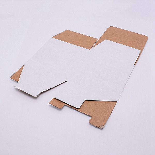 

PandaHall Paper Gift Box, Wedding Decoration, Folding Boxes, White, 15x15x15cm Paper Square White