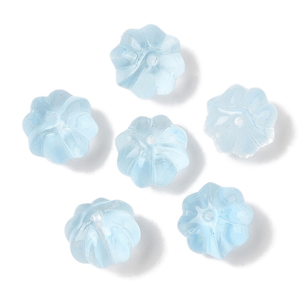 Transparent Spray Paint Glass Beads