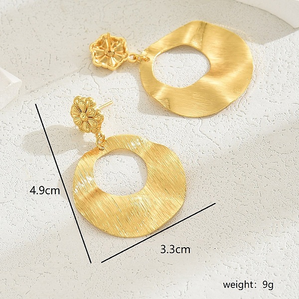 

PandaHall Luxurious Gold Earrings with Elegant Star and Heart Design Brass