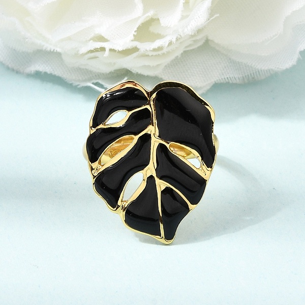 304 Stainless Steel Enamel Cuff Open Rings
