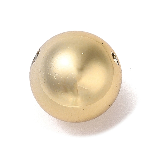 

PandaHall CCB Plastic Beads, Round, Golden, 16mm, Hole: 2mm Plastic Round