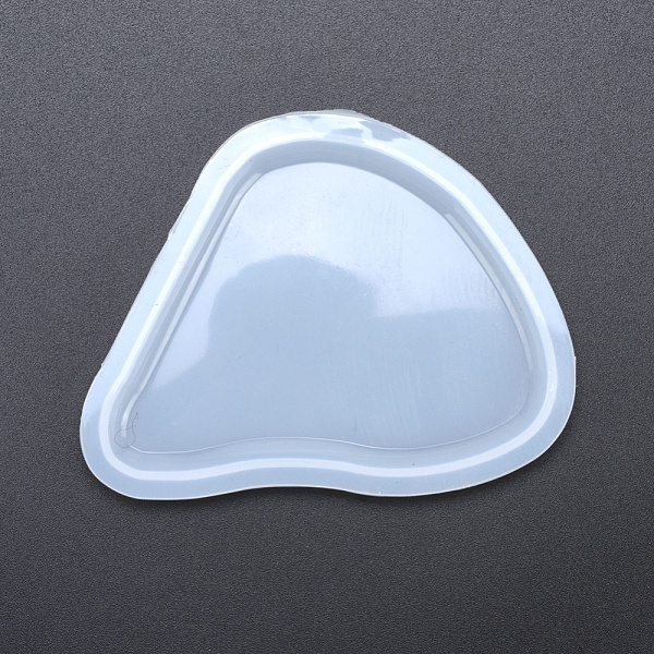 

PandaHall Nuggets Silicone Molds, Resin Casting Molds, For UV Resin, Epoxy Resin Craft Making, White, 90x70x6.5mm Silicone Nuggets White