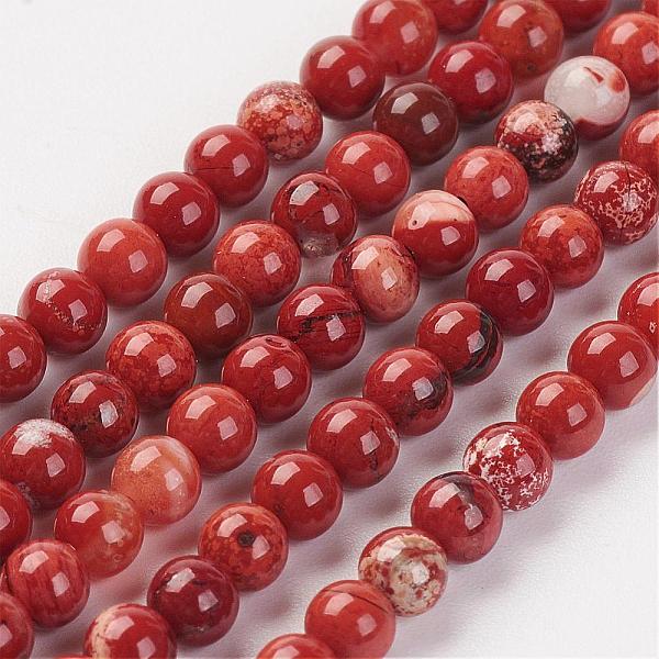 

PandaHall Natural Brecciated Jasper Bead Strand, Round, 3mm, Hole: 0.8mm, about 127pcs/strand, 15.7 inch(40cm) Brecciated Jasper Round
