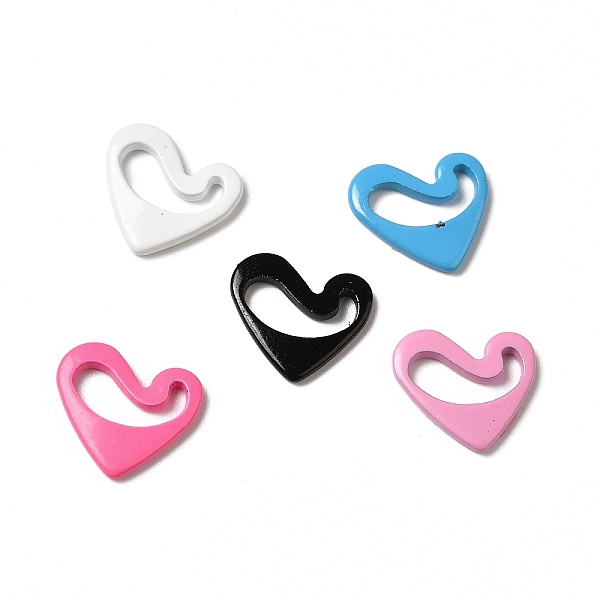 

PandaHall Spray Painted 201 Stainless Steel Charms, Heart Charm, Mixed Color, 9x10x1mm, Hole: 3x7.5mm 201 Stainless Steel Heart Multicolor