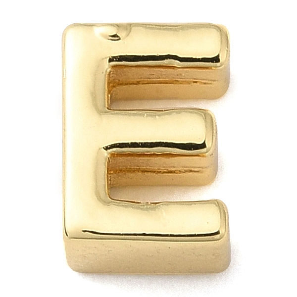 

PandaHall Rack Plating Brass Slide Charms, Cadmium Free & Lead Free, Real 18K Gold Plated, Letter, Letter E, 8x5.5x3.5mm, Hole: 1.5mm Brass...