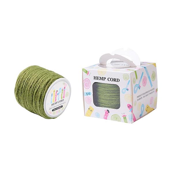 

PandaHall Colored Jute Cord, Jute String, Jute Twine, for Jewelry Making, Yellow Green, 2mm, 109.36yards/roll(100m/roll) Jute Green