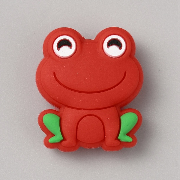 Frog Food Grade Eco-Friendly Silicone Focal Beads