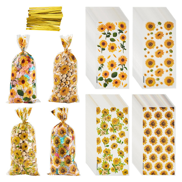 プラスチック製クッキーキャンディ包装袋100個