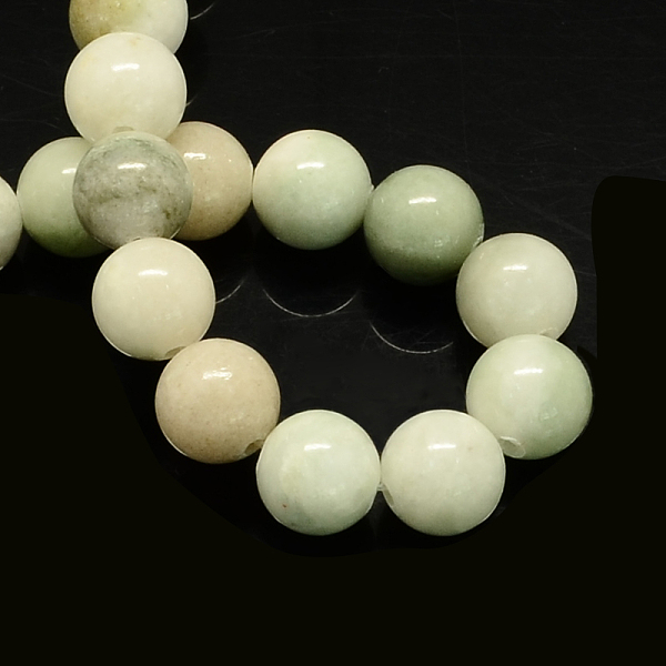 

PandaHall Natural Dyed Yellow Jade Gemstone Bead Strands, Round, Honeydew, 8mm, Hole: 1mm, about 50pcs/strand, 15.7 inch Yellow Jade Round..., Green