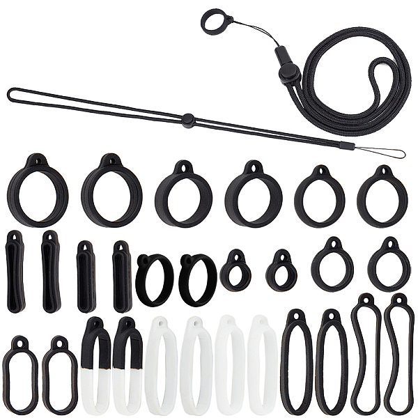 Kit de fabrication de stylet électronique et de cordon de cou en silicone avec support pour briquet