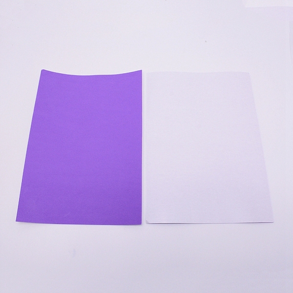 

PandaHall Sponge EVA Sheet Foam Paper Sets, With Adhesive Back, Antiskid, Rectangle, Blue Violet, 30x21x0.1cm Foam Rectangle