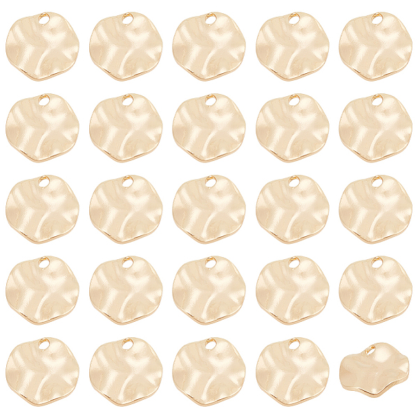 

PandaHall BENECREAT 30 Packs 18K Gold Plated Lotus Leaf Charms Pendants for DIY Necklace Bracelet Earring Jewelry Making Crafts, 10mm Brass...