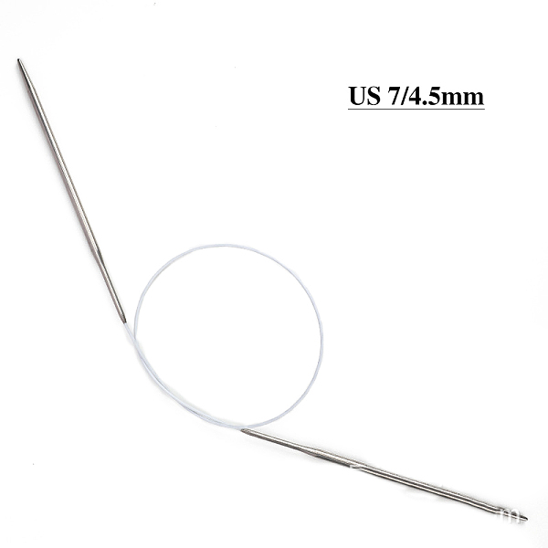 

PandaHall Stainless Steel Circular Knitting Needles, Double Pointed Knitting Needles, with Aluminum, Random Color, 650x4.5mm Stainless Steel..., Multicolor