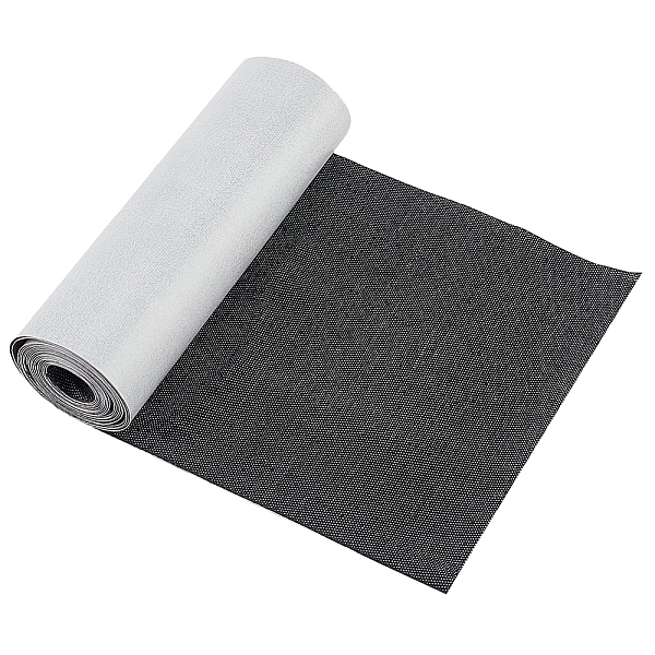 

PandaHall Cloth Iron on/Sew on Patches, Costume Accessories, Appliques, for Backpacks, Clothes, Black, 1500x105x0.3mm Cloth Rectangle Black
