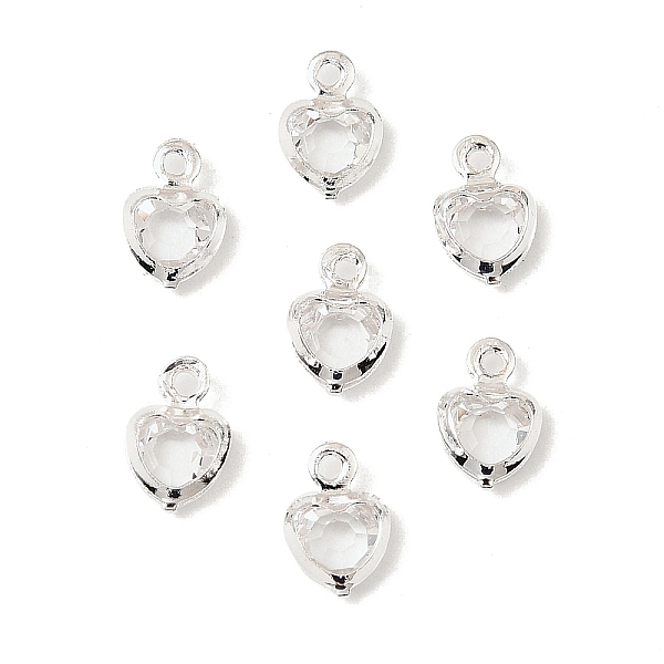 Heart Brass Glass C… - image