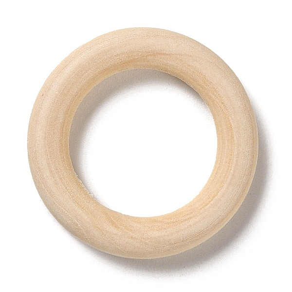 

PandaHall Unfinished Wood Linking Rings, Macrame Wooden Rings, Round, BurlyWood, 34x6mm, Inner Diameter: 23mm Wood Ring Orange