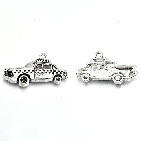 

PandaHall Tibetan Style Alloy Pendants, Lead Free & Cadmium Free, Taxi, Antique Silver, 17x31x3.5mm, Hole: 2mm, about 170pcs/500g Alloy...