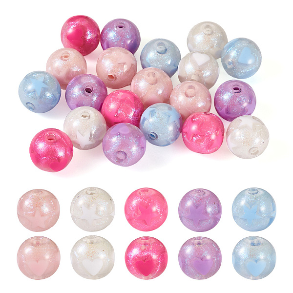 20Pcs 10 Styles Acr… - image