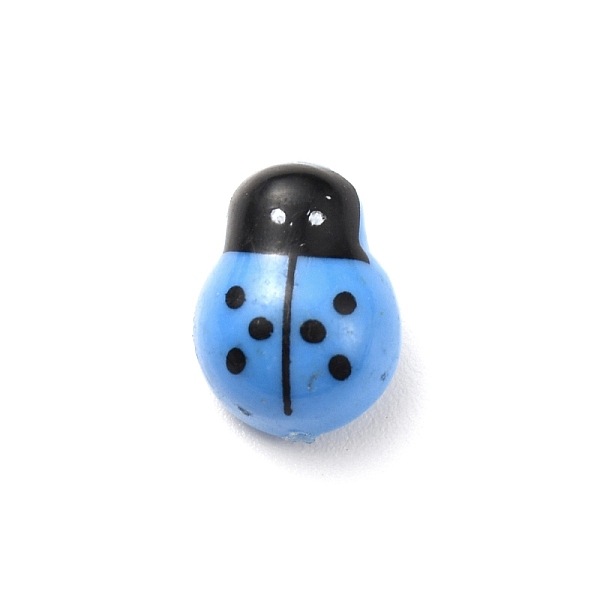 

PandaHall Plastic Cabochons, Ladybug, Light Sky Blue, 15x11.3x5.8mm Plastic Ladybug