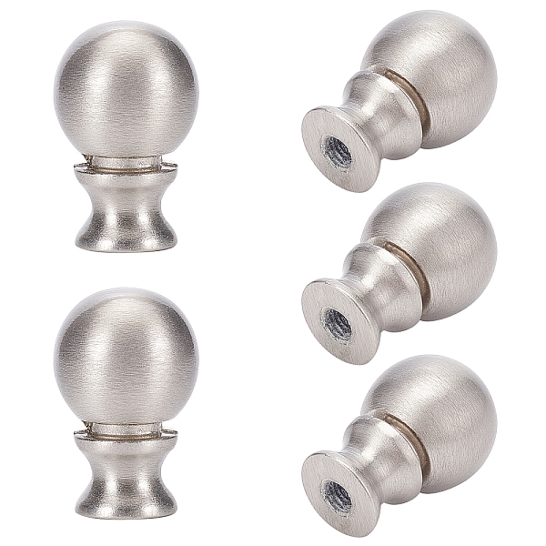

PandaHall BENECREAT 5pcs Lighting Lamp Finials, 24mm Ball Lamp Finials Decorative for Floor or Table Lamps, Lamp Harps and Finials, Hole...