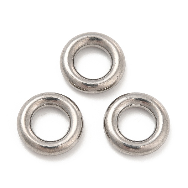 

PandaHall 304 Stainless Steel Linking Rings, Round Ring, Stainless Steel Color, 13x3mm, Inner Diameter: 7mm 304 Stainless Steel Ring