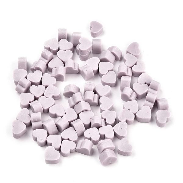 

PandaHall Sealing Wax Particles, for Retro Seal Stamp, Heart, Thistle, 7.3x8.6x5mm, about 110~120pcs/bag Wax Purple