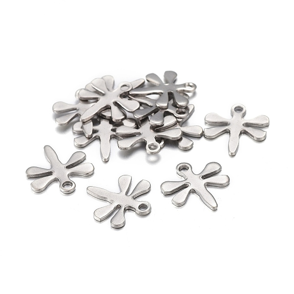 

PandaHall 201 Stainless Steel Charms, Laser Cut, Dragonfly, Stainless Steel Color, 11.5x11x0.8mm, Hole: 1.2mm 201 Stainless Steel Dragonfly