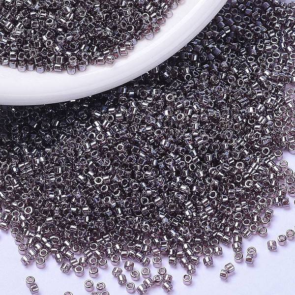 

PandaHall MIYUKI Delica Beads, Cylinder, Japanese Seed Beads, 11/0, (DB1224) Transparent Mauve Luster, 1.3x1.6mm, Hole: 0.8mm, about..., Purple