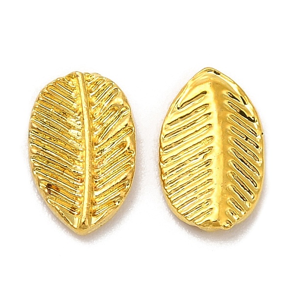 

PandaHall Alloy Cabochons, Nail Art Studs, Nail Art Decoartion Accessories, Leaf, Cadmium Free & Lead Free, Golden, 8x5mm Alloy Leaf