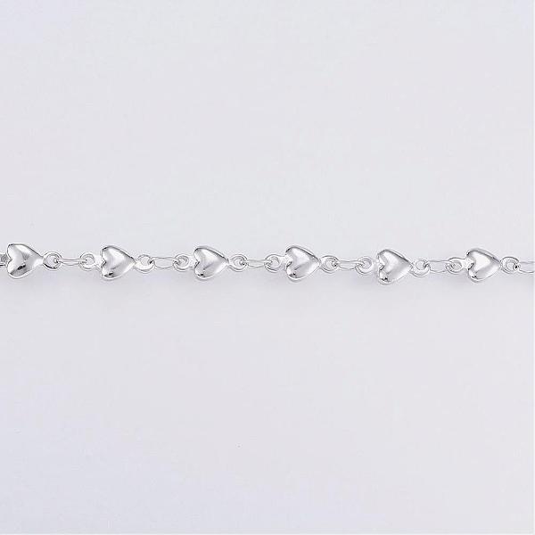 

PandaHall 304 Stainless Steel Bar Link Chains, Soldered, with Spool, Heart, Stainless Steel Color, 8x4x2mm, about 32.8 Feet(10m)/roll 304...