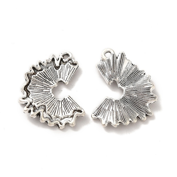 

PandaHall Tibetan Style Alloy Pendants, Pencil Shavings Charm, Antique Silver, 26.5x21x3.5mm, Hole: 1.6mm, about 192pcs/500g Alloy Others