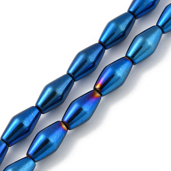 Electroplated Synthetic Non-magnetic Hematite Beads Strands
