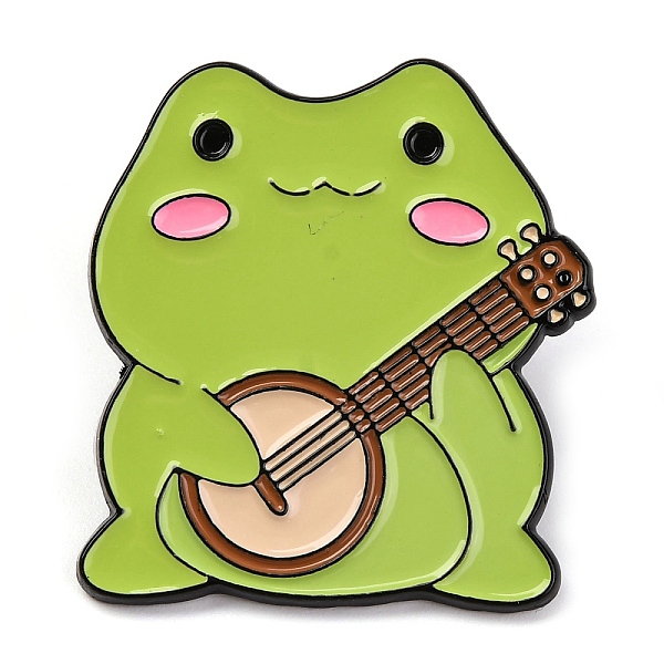 Cartoon Frog Enamel… - image