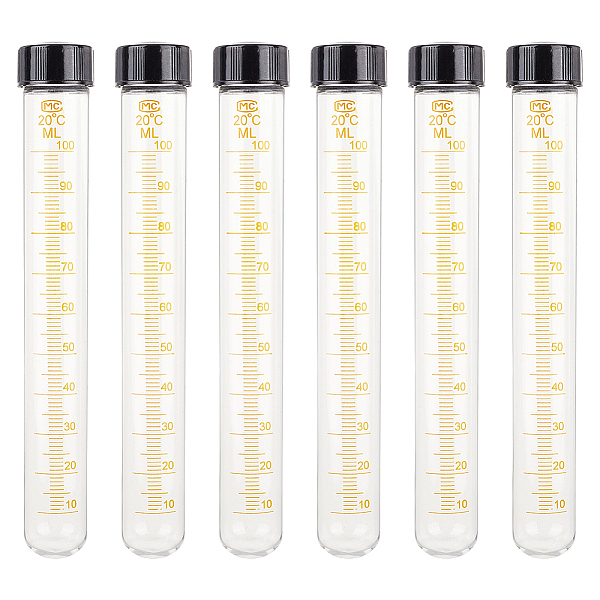 Glass Test Tubes with Scale