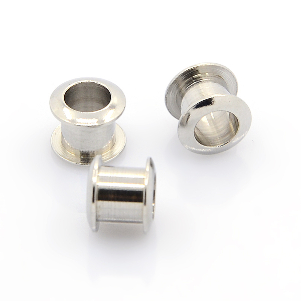 

PandaHall 201 Stainless Steel European Bead Cores, Grommet for Polymer Clay Rhinestone Large Hole Beads Making, Stainless Steel Color...