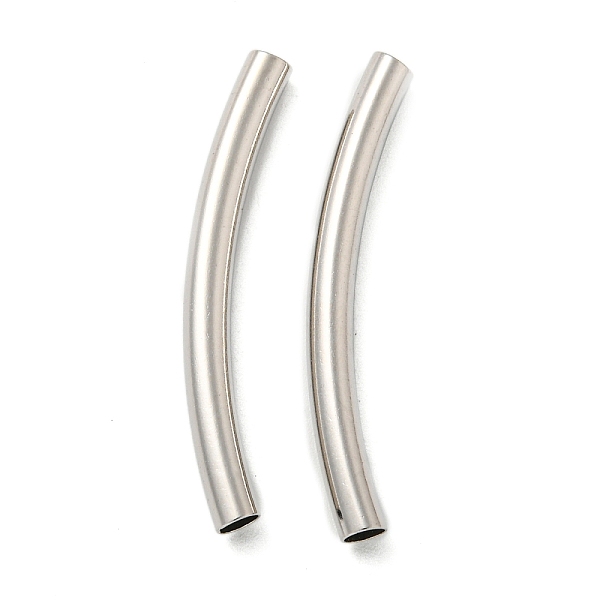 

PandaHall Brass Tube Beads, Lead Free & Cadmium Free, Platinum, 30.5x3mm, Hole: 2.5mm Brass