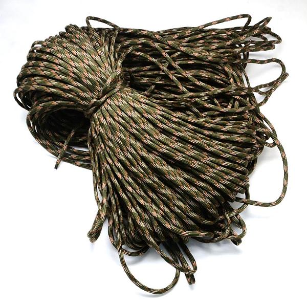 

PandaHall 7 Inner Cores Polyester & Spandex Cord Ropes, for Rope Bracelets Making, Olive Drab, 4mm, about 109.36 yards(100m)/bundle..., Green