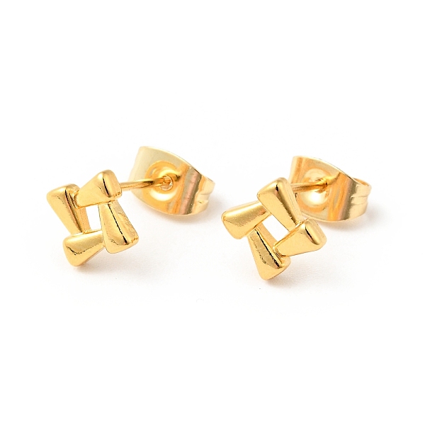 

PandaHall 304 Stainless Steel Tiny Rhombus Stud Earrings with 316 Stainless Steel Pins for Women, Golden, 7.7x7.7mm, Pin: 0.6mm 304...