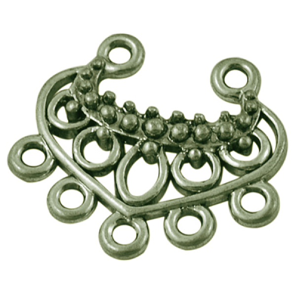 

PandaHall Alloy Links, Chandelier Components, Lead Free and Cadmium Free, Triangle, Antique Bronze Color, 22x19x2.5mm, Hole: 1.5mm Alloy...