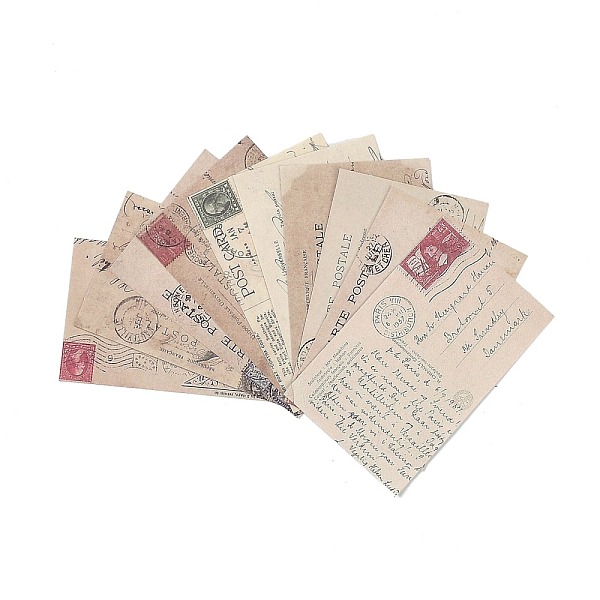 PandaHall Scrapbook Paper Pad, for DIY Album Scrapbook, Greeting Card, Background Paper, Diary Decorative, Life Images, 9.1x6.6cm, 30pcs/bag...