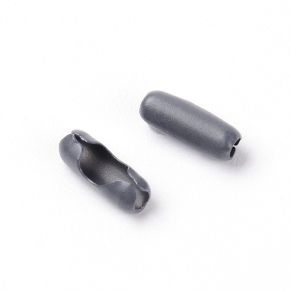 

PandaHall Iron Ball Chain Connectors, Column, Gray, 8.5x3mm, 10pcs/bag Iron Gray