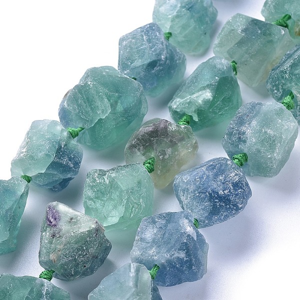 

PandaHall Natural Gemstone Fluorite Rough Nuggets Bead Strands, 13~40x10~26x10~23mm, Hole: 2mm, about 14~19pcs/strand, 16.54 inch Fluorite...