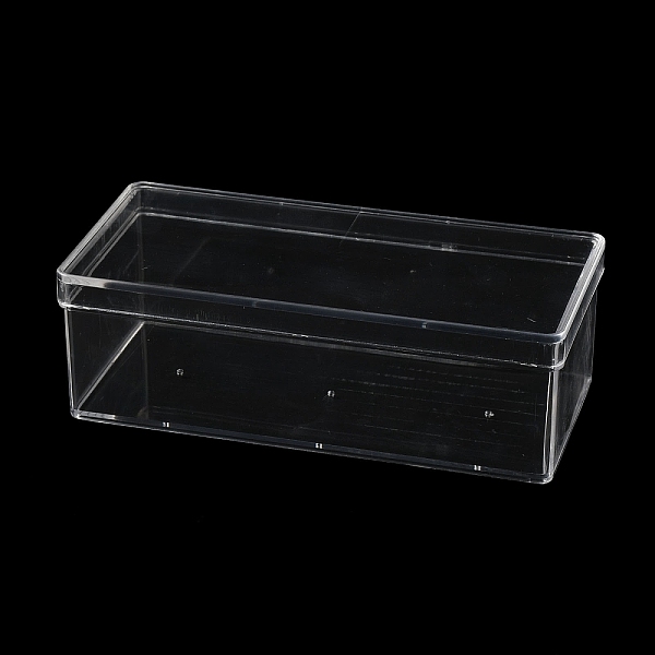 

PandaHall 1 Grid Plastic Bead Containers with Cover, for Jewelry, Beads, Small Items Storage, Rectangle, Clear, 7.5x16.5x5.5cm Plastic...