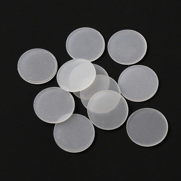 

PandaHall Transparent Acrylic Action Figure Display Bases, Flat Round, Ghost White, 24.5x2mm, 10pcs/set Acrylic Flat Round Clear