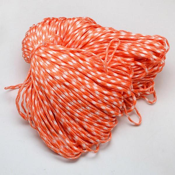 

PandaHall 7 Inner Cores Polyester & Spandex Cord Ropes, for Rope Bracelets Making, Dark Orange, 4mm, about 109.36 yards(100m)/bundle...