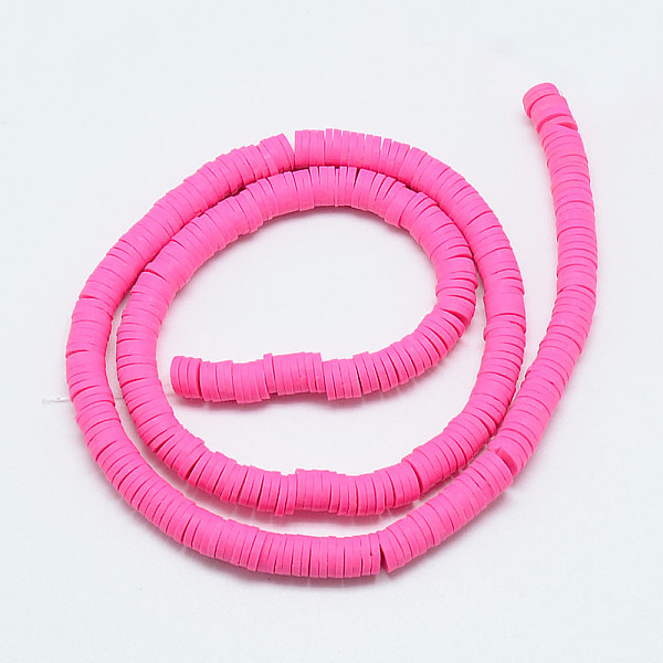 

PandaHall Handmade Polymer Clay Bead Strands, Heishi Beads, Disc/Flat Round, Mixed Color, 6x0.5~1mm, Hole: 2mm, about 320~447pcs/strand..., Multicolor