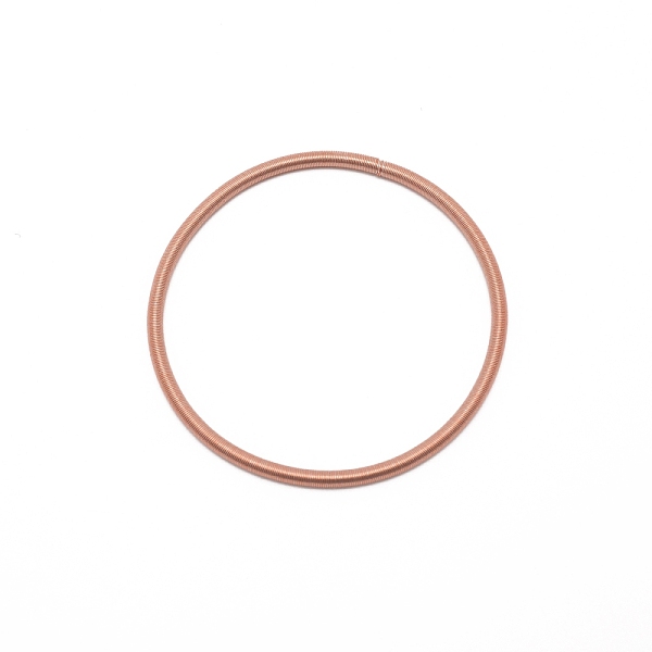 

PandaHall 3MM Steel Wire Spring Stretch Bracelet for Women, Dark Salmon, 7-1/8 inch(18cm) Steel